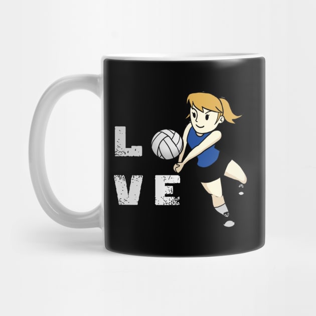 Best Girls Love Volleyball by TOPTshirt